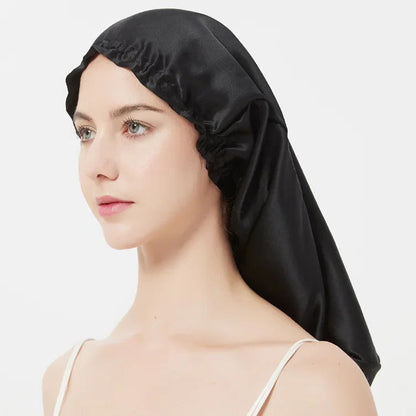 50 cm 100% Mulberry Silk Long Bonnet – Sleep & Hair Wrap