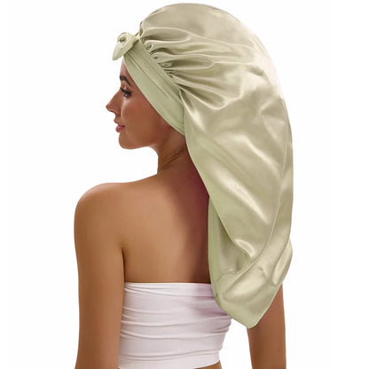Long Satin Bonnet – For Braids & Volume