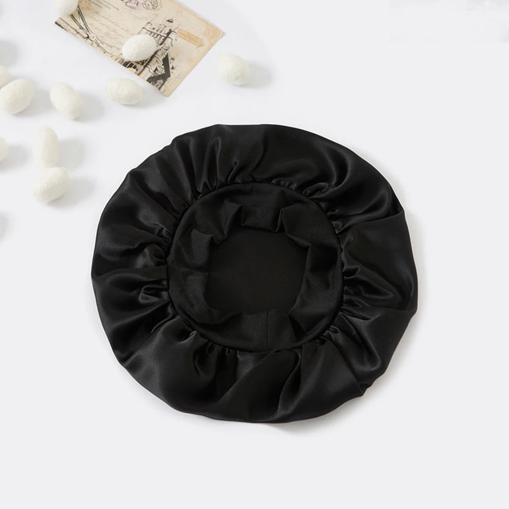 Lightweight mulberry silk bonnet for everyday beauty sleep