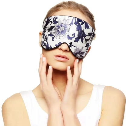 pure mulberry silk eye mask soft padded interior
