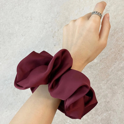 Oversized Silk & Chiffon Scrunchies