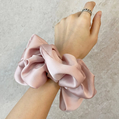 Oversized Silk & Chiffon Scrunchies
