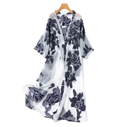 Silk Sun Shawl – UV Shield & Elegance