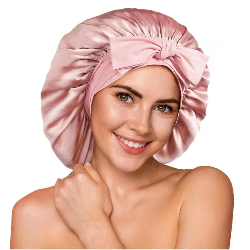 Silkvana 100% Pure Mulberry Silk Bonnet for Curly Hair Protection 0