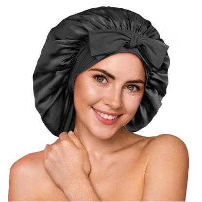 Silkvana 100% Pure Mulberry Silk Bonnet for Curly Hair Protection 6