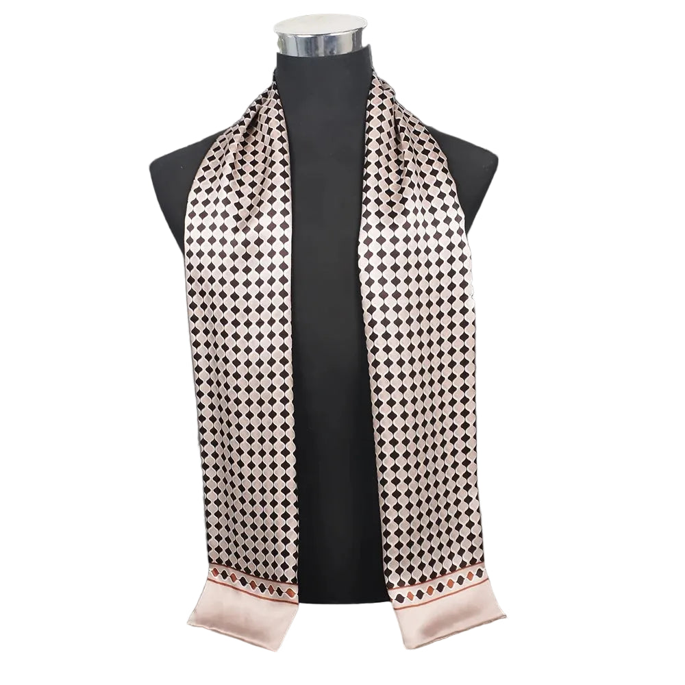 Silkvana 100% Pure Mulberry Silk Men's Scarf for Elegant Winter Style 3