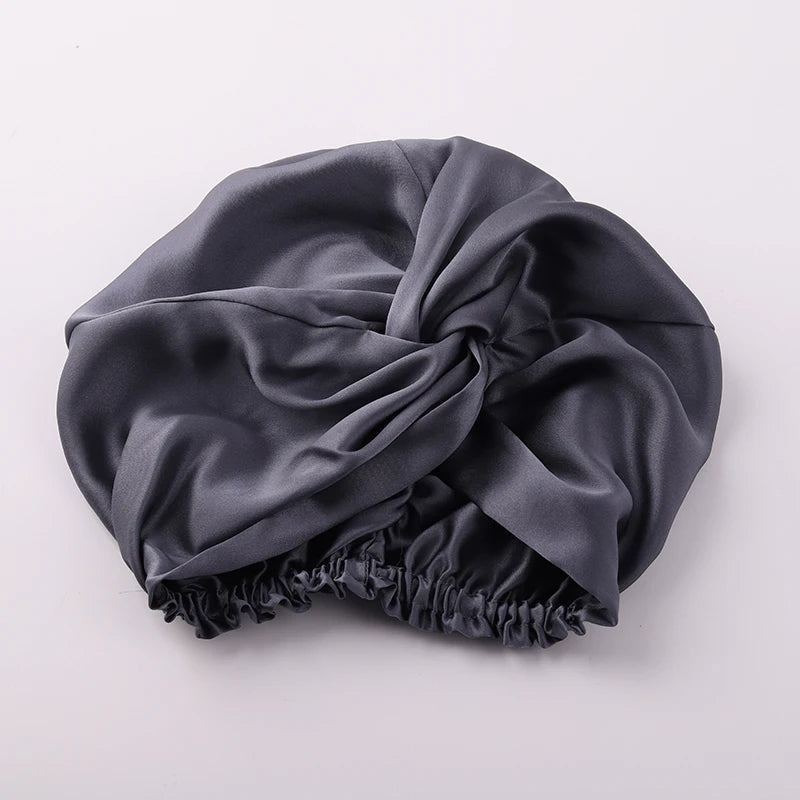 Silkvana 100% Pure Mulberry Silk Night Cap for Hair Care 10