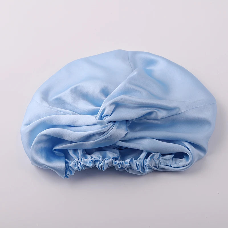 Silkvana 100% Pure Mulberry Silk Night Cap for Hair Care 23