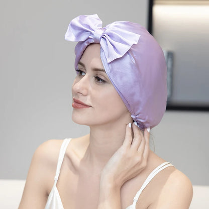 Silkvana 100% Pure Mulberry Silk Night Cap for Hair Care and Protection 1