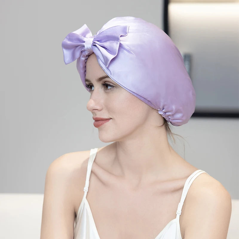 Silkvana 100% Pure Mulberry Silk Night Cap for Hair Care and Protection 13