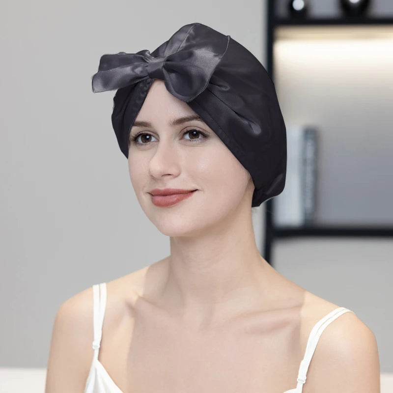 Silkvana 100% Pure Mulberry Silk Night Cap for Hair Care and Protection 15