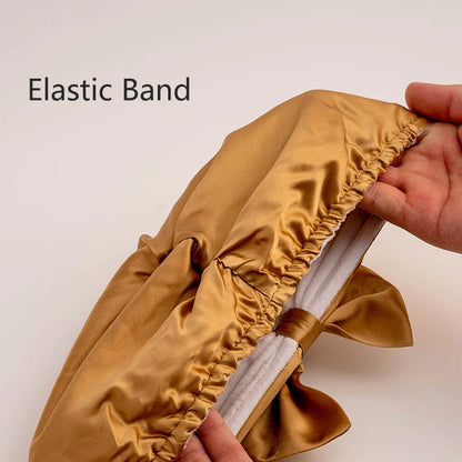 Silkvana 100% Pure Mulberry Silk Night Cap for Hair Care and Protection 4