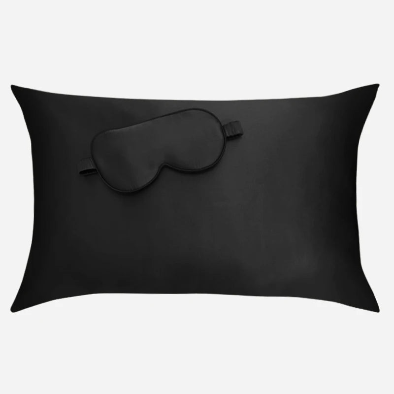 Silkvana 100% Pure Mulberry Silk Pillowcase For Hair And Eye Mask Set 2