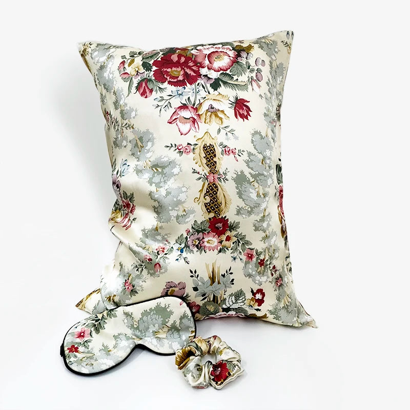 Silkvana 100% Pure Mulberry Silk Queen Size Pillowcases Set 1