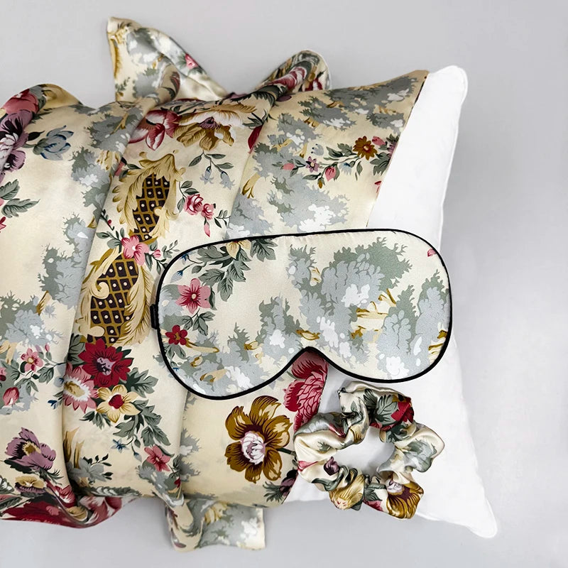 Silkvana 100% Pure Mulberry Silk Queen Size Pillowcases Set 2