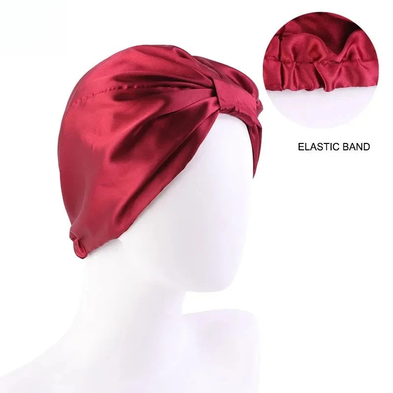 Silkvana High-Grade Silky Satin Hair Bonnet for Hair Protection 12