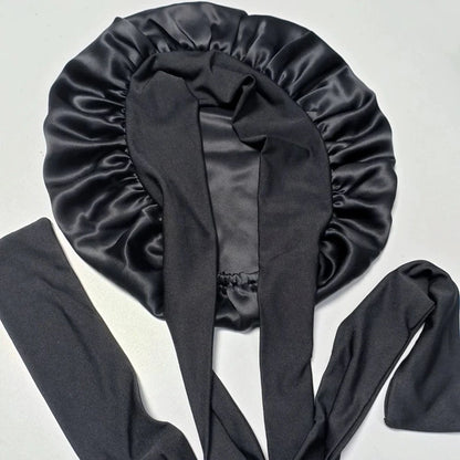 adjustable silk bonnet gentle on hair