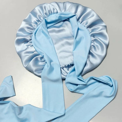 adjustable silk bonnet gentle on hair