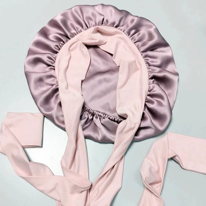 breathable silk hair wrap overnight wear