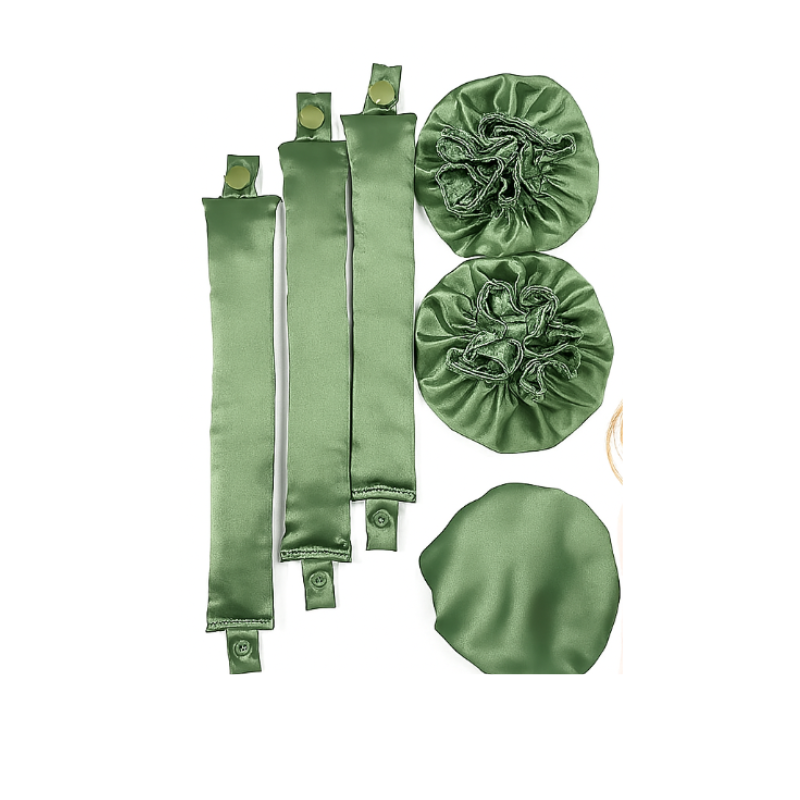 Satin Bun Heatless Curling Bonnet