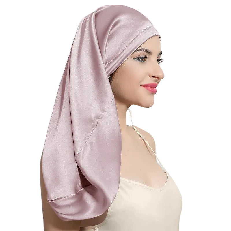 lightweight silk sleeping hair cover overnight wear