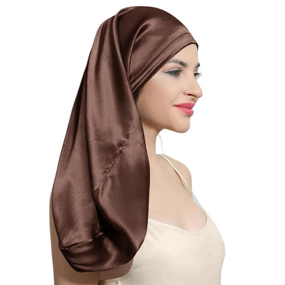 lightweight silk sleeping hair cover overnight wear