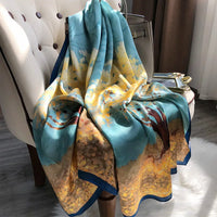 Ocean Breeze Silk Scarf