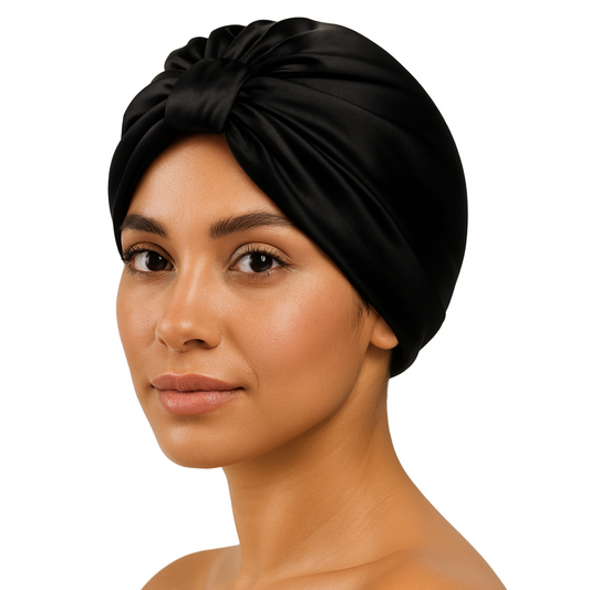 Silk Sleep Bonnet – Anti-Frizz Night Cap for Curly & Natural Hair