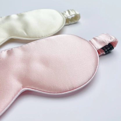 silk covered elastic sleep mask gentle fit,