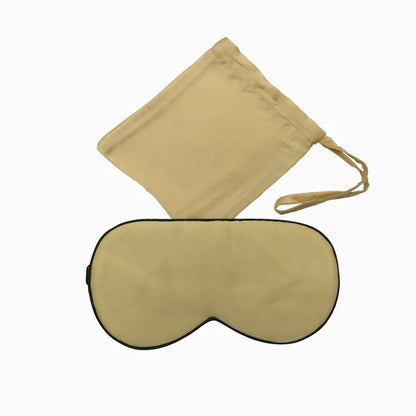 Luxury silk eye mask gift packaging – perfect for travel or holiday gifts.