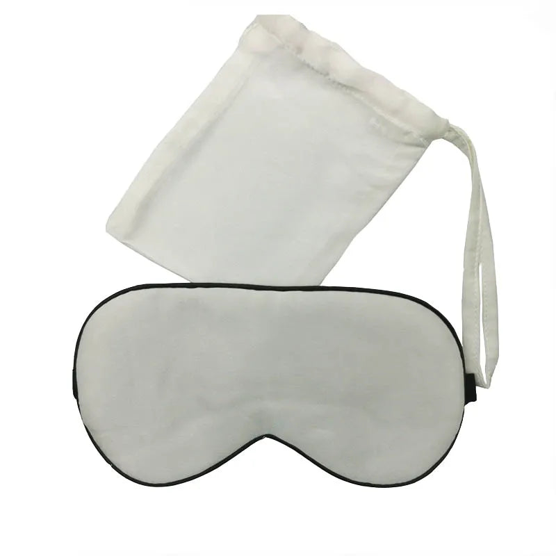 Luxury silk eye mask gift packaging – perfect for travel or holiday gifts.