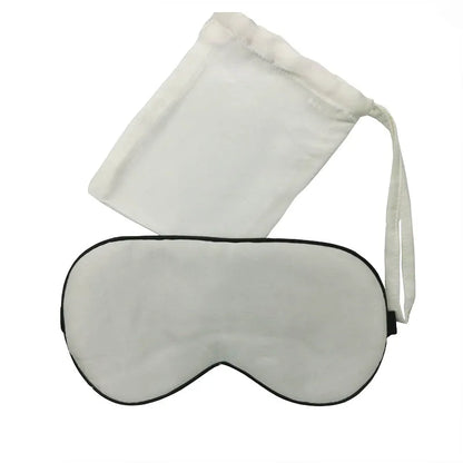Luxury silk eye mask gift packaging – perfect for travel or holiday gifts.