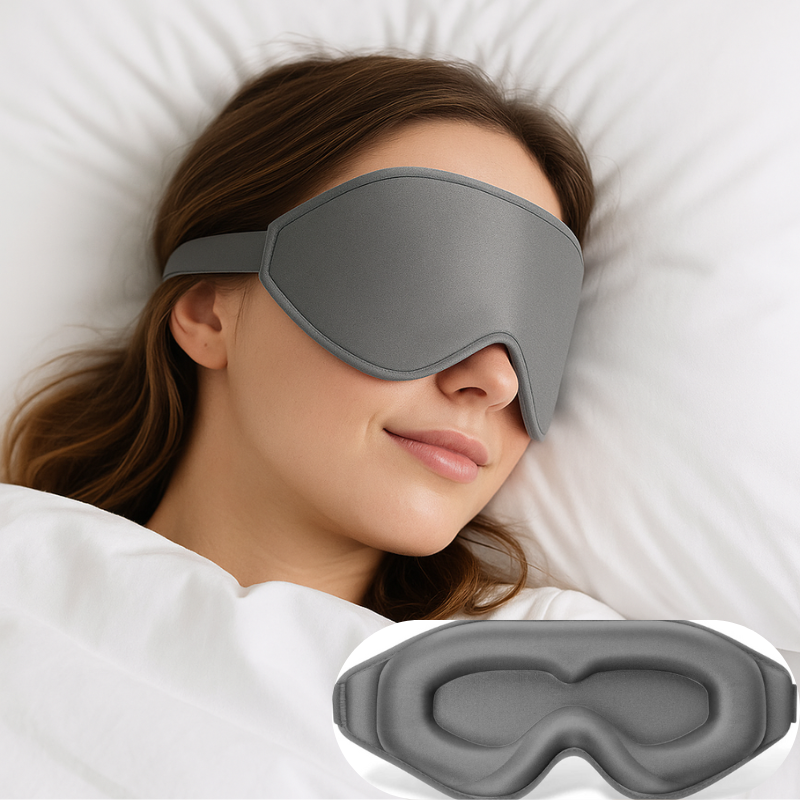 3D Sleep Mask – 100% Light Blockout