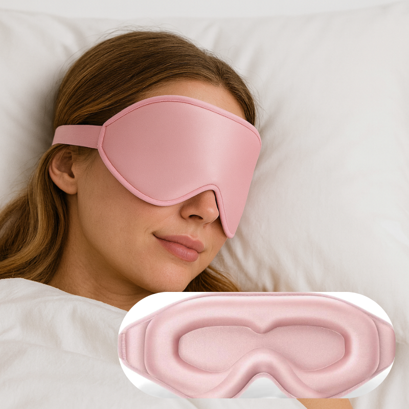 3D Sleep Mask – 100% Light Blockout