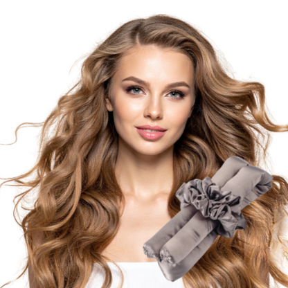 Satin Heatless Curling Ribbon Set – Overnight Soft Waves, No Heat Hair Curls